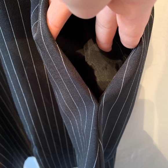 Pinstripe Cami Slip Dress - Picture 3 of 4